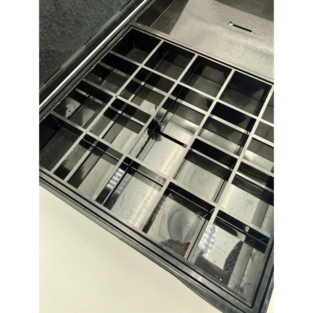 Lori Greiner SKS Silver Safe Keeper Anti Tarnish Jewelry Box Organizer Black